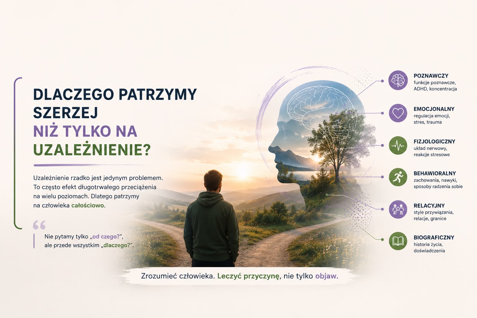 Dlaczego patrzymy szerzej niż tylko na uzależnienie?
