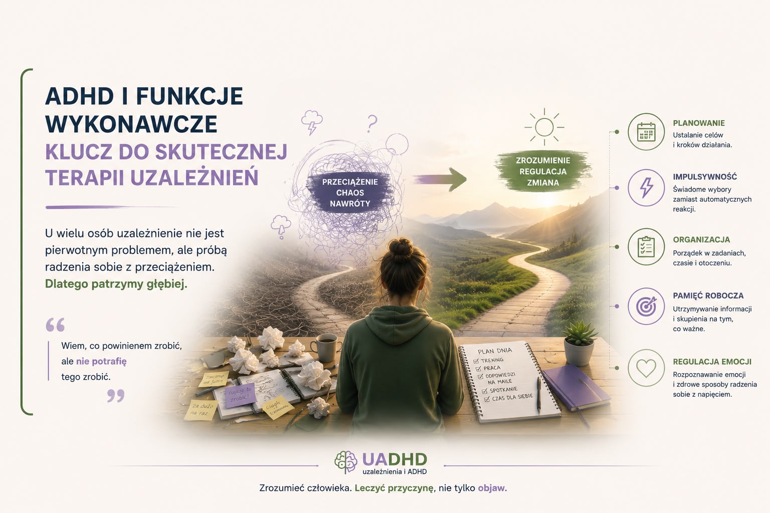 ADHD i funkcje wykonawcze – dlaczego mają tak ogromne znaczenie w leczeniu uzależnień?