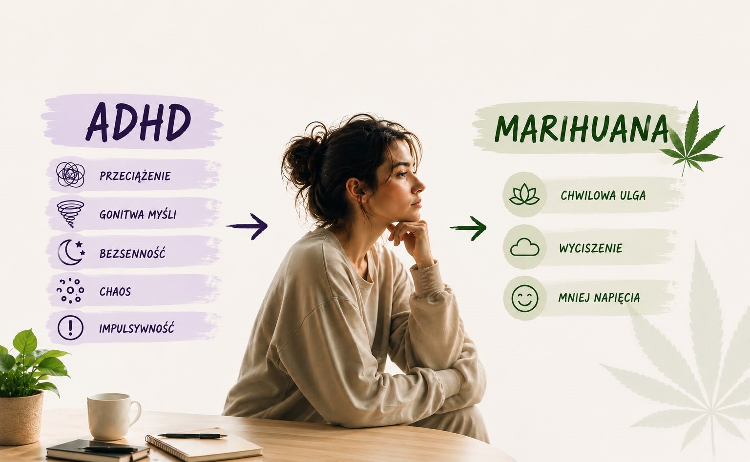 Marihuana i ADHD – czy naprawdę pomaga się wyciszyć? Co mówią badania?