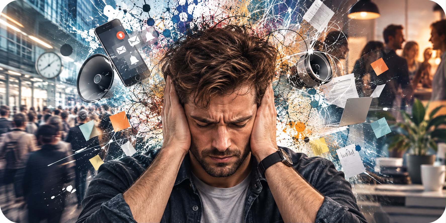 ADHD i przebodźcowanie – dlaczego pod koniec dnia nie możesz już znieść ludzi, hałasu i dotyku?