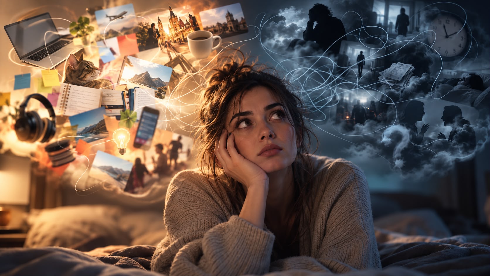 ADHD i zamartwianie się – kiedy tysiąc scenariuszy w głowie to ADHD, a kiedy zaburzenie lękowe?